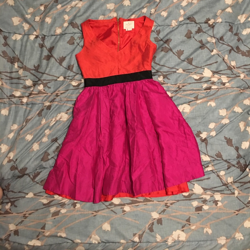Kate spade bright color cocktail dress